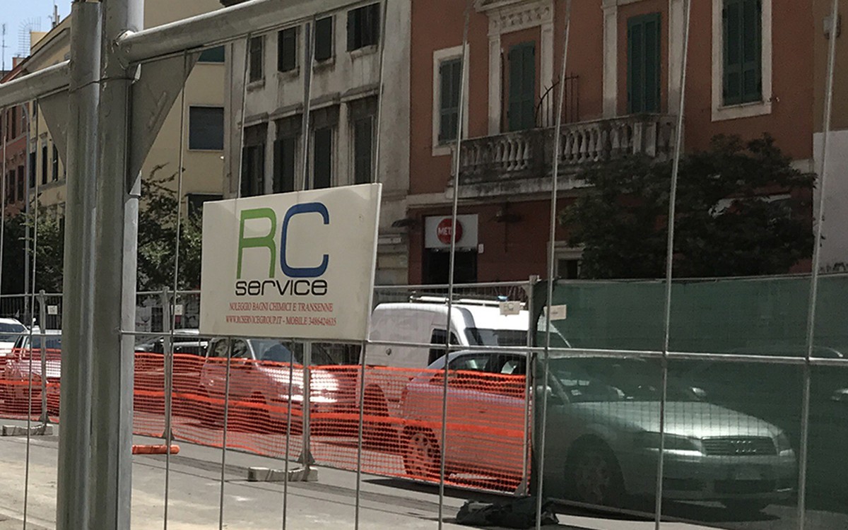  Transenne e OrsoGrill per cantieri stradali